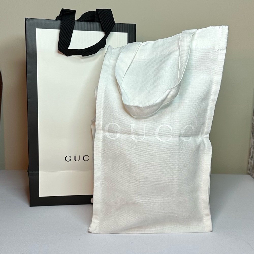 Gucci White Tote Bag